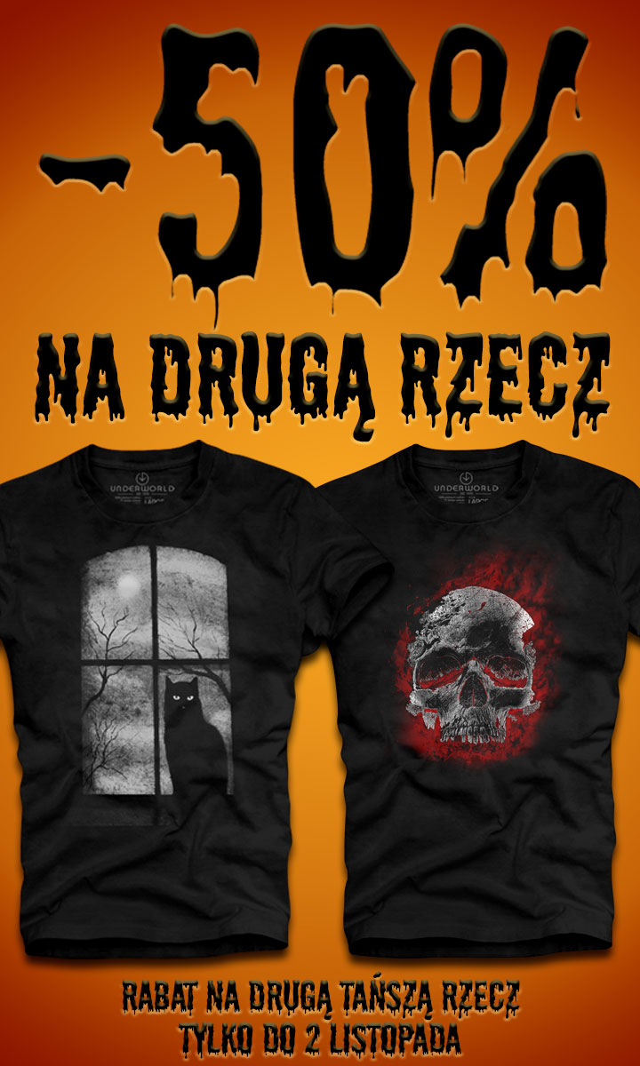 Halloween -50% na drugą rzecz!