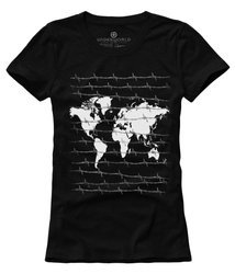 T-shirt damski UNDERWORLD World czarny