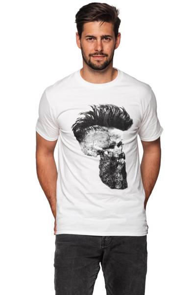 T-shirt męski UNDERWORLD Skull with a beard