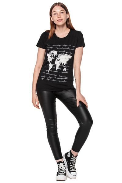 T-shirt damski UNDERWORLD World czarny
