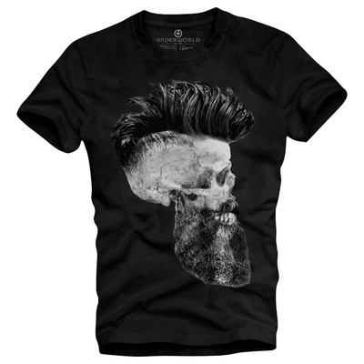 Zestaw prezentowy T-shirt męski + skarpety UNDERWORLD Skull with a beard / Skulls