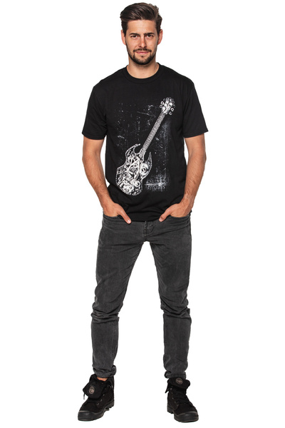 Zestaw prezentowy T-shirt męski + skarpety UNDERWORLD Guitar machine