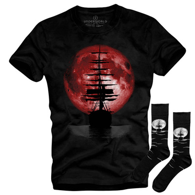 Zestaw prezentowy T-shirt męski + skarpety UNDERWORLD Ship