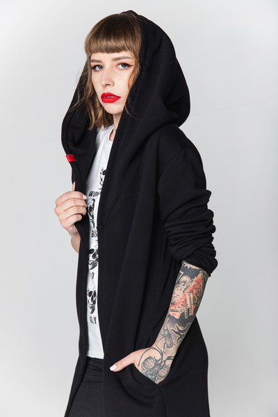 Bluza asymetryczna UNDERWORLD czarna