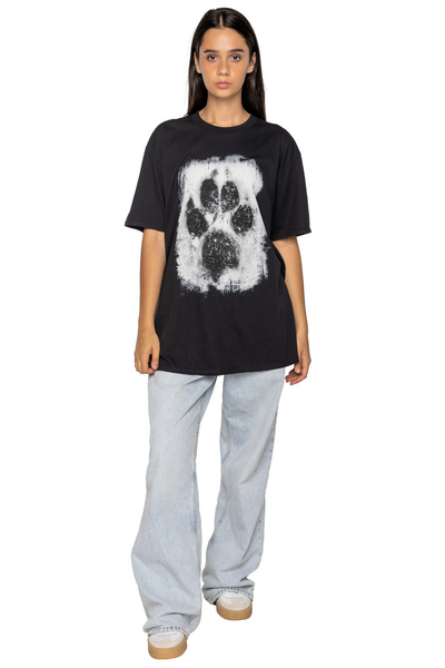Koszulka loose fit UNDERWORLD Animal Footprint