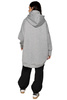 asymmetrical sweatshirt UNDERWORLD with a neck warmer