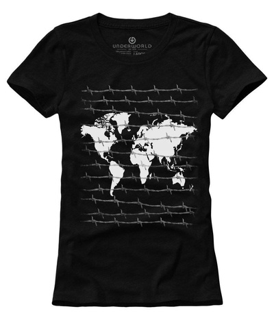 T-shirt damski UNDERWORLD World czarny