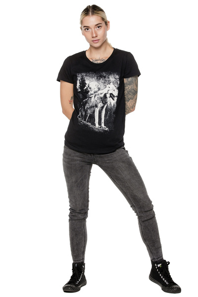 T-shirt damski UNDERWORLD Wolf in mountains