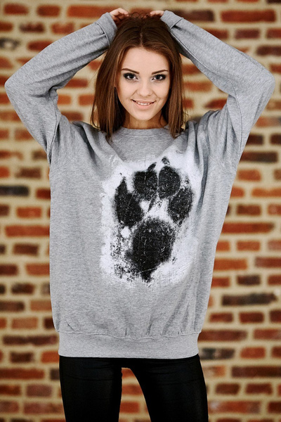 Bluza marki UNDERWORLD unisex Animal footprint