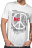 T-shirt męski UNDERWORLD Peace biały