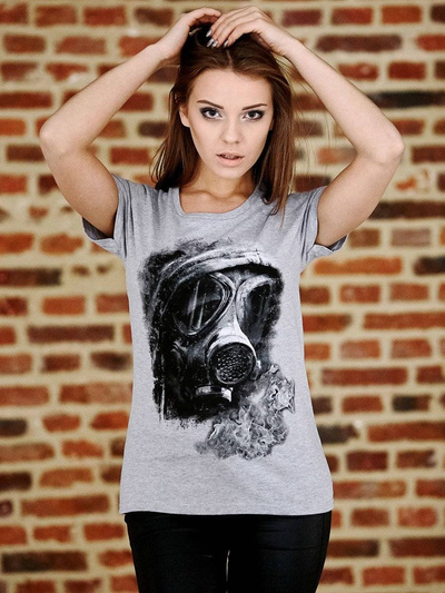 T-shirt damski UNDERWORLD Gas mask