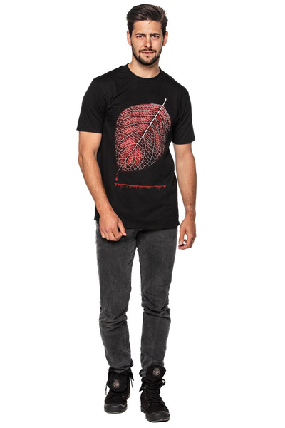 T-shirt męski UNDERWORLD Leaf czarny