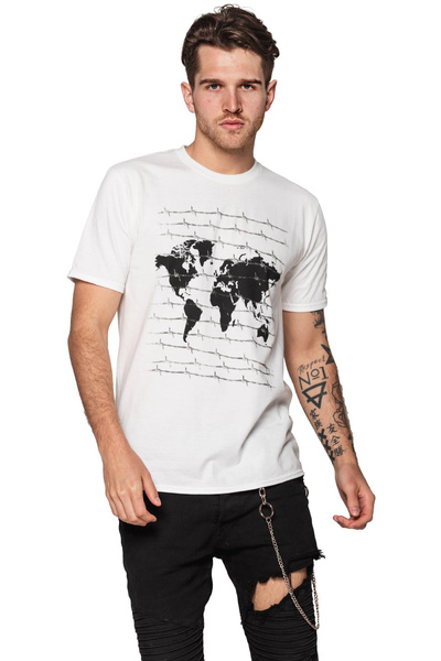 T-shirt męski UNDERWORLD World biały