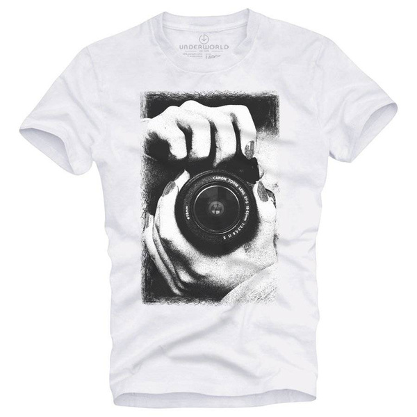 T-shirt męski UNDERWORLD Dog biały