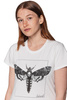 T-shirt damski UNDERWORLD Night Butterfly biały