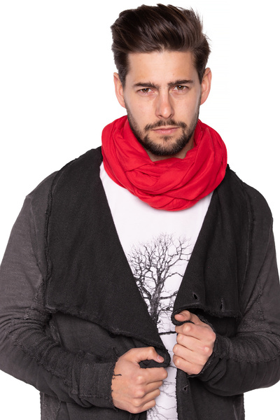 Szal komin Underworld czerwony