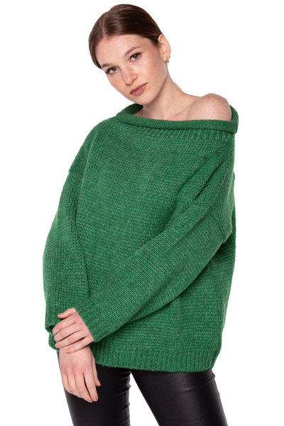 Sweter krótki UNDERWORLD zielony