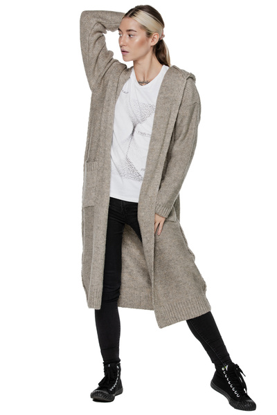 Długi sweter UNDERWORLD z kaszmirem