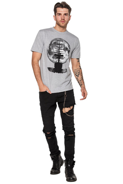 T-shirt męski UNDERWORLD Logo szary