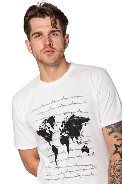 T-shirt męski UNDERWORLD World biały