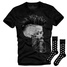 Zestaw prezentowy T-shirt męski + skarpety UNDERWORLD Skull with a beard / Skulls