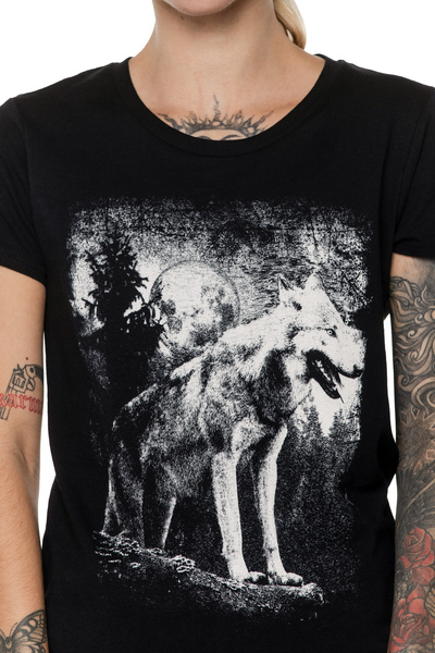 T-shirt damski UNDERWORLD Wolf in mountains