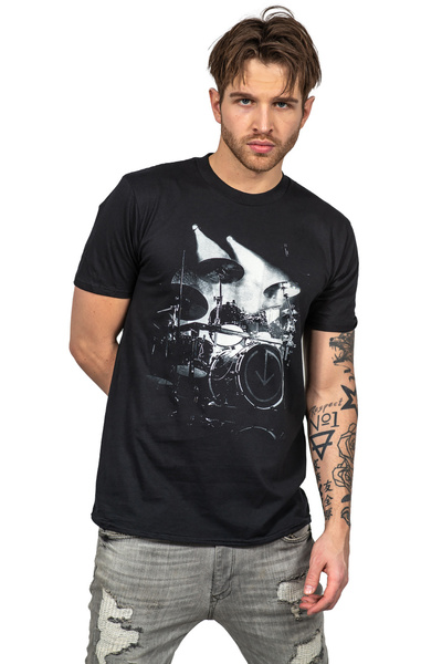 T-shirt męski UNDERWORLD Drums czarny