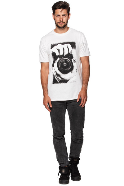 T-shirt męski UNDERWORLD Dog biały
