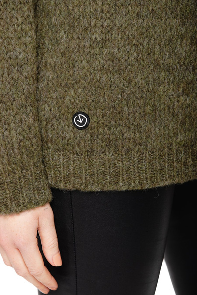 Sweter krótki UNDERWORLD oliwkowy