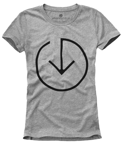 T-shirt damski UNDERWORLD Logo szary
