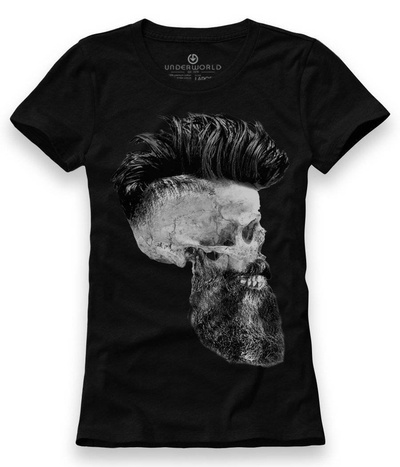 T-shirt damski UNDERWORLD Skull with a beard