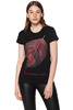 T-shirt damski UNDERWORLD Leaf czarny