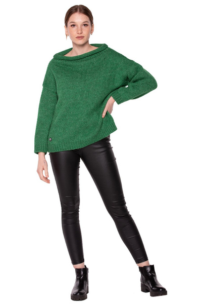 Sweter krótki UNDERWORLD zielony