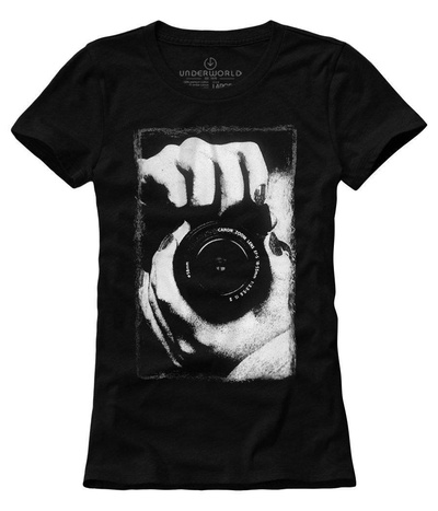 T-shirt damski UNDERWORLD Dog czarny