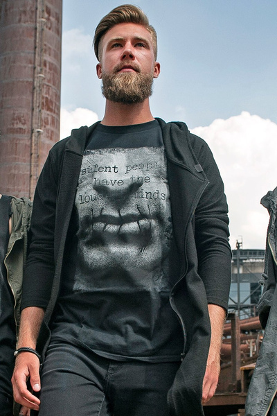 T-shirt męski UNDERWORLD Silent people have...