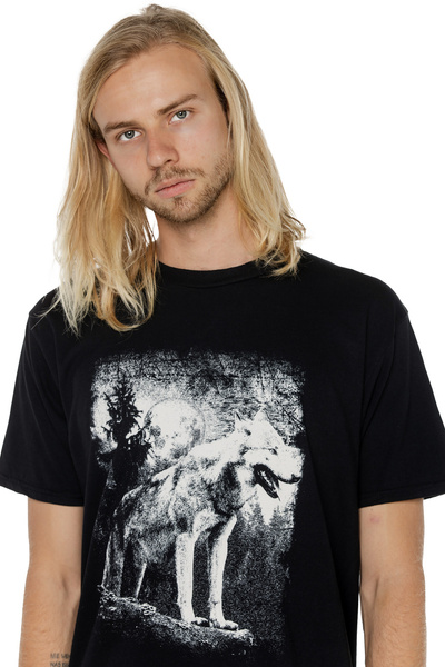 T-shirt męski UNDERWORLD Wolf in mountains