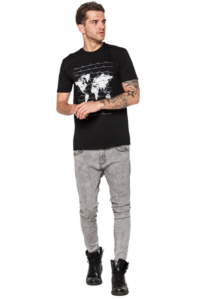 T-shirt męski UNDERWORLD World czarny