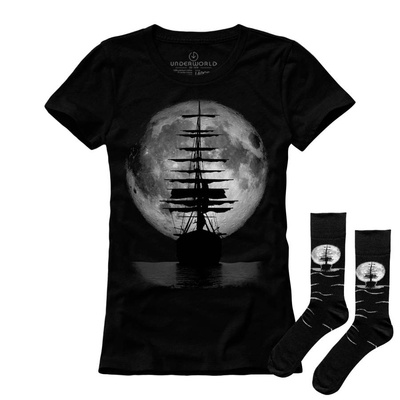 Zestaw prezentowy T-shirt damski + skarpety UNDERWORLD Ship