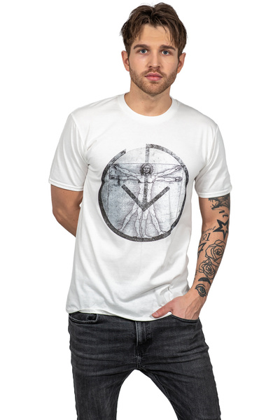 T-shirt męski UNDERWORLD Leonardo biały