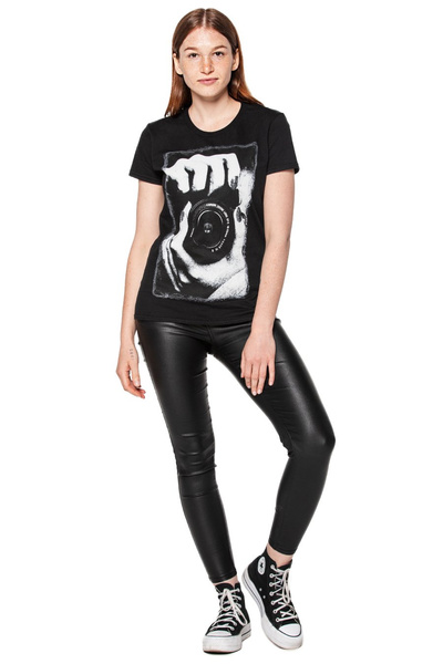 T-shirt damski UNDERWORLD Dog czarny