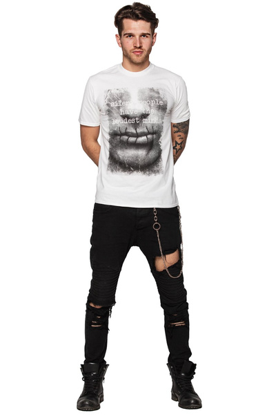 T-shirt męski UNDERWORLD Silent people have...