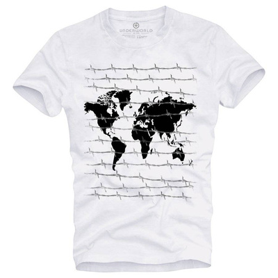 T-shirt męski UNDERWORLD World biały