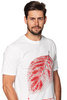T-shirt męski UNDERWORLD Leaf biały