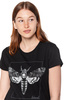 T-shirt damski UNDERWORLD Night Butterfly czarny