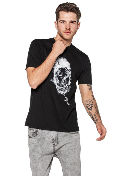 T-shirt męski UNDERWORLD Smoke skull