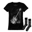 Zestaw prezentowy T-shirt damski + skarpety UNDERWORLD Guitar machine