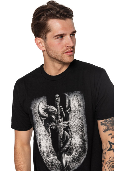 T-shirt męski UNDERWORLD Dragon czarny