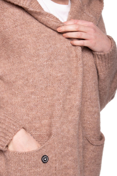 Sweter długi UNDERWORLD beżowy