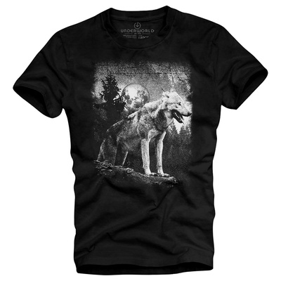 T-shirt męski UNDERWORLD Wolf in mountains 