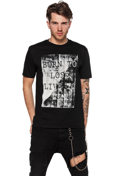 T-shirt męski UNDERWORLD Born to lose live to win